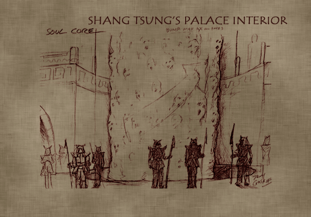 Shang Tsung's Palace Sketch