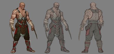 ArtStation - Sheeva, Kano. Johnny Cage, Baraka, Raiden / MK