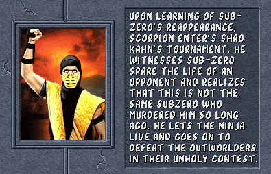 exo.pet — Mortal Kombat II (SNES) - Scorpion's Toasty