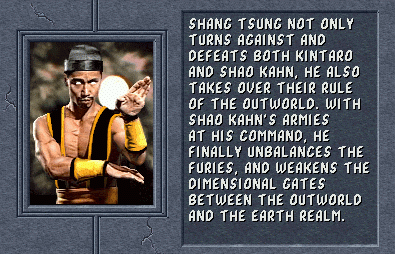 Shang Tsung Movelist: Mortal Kombat 11
