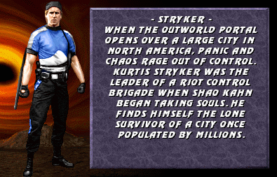 Ultimate Mortal Kombat 3 - Stryker - Bomb Fatality 