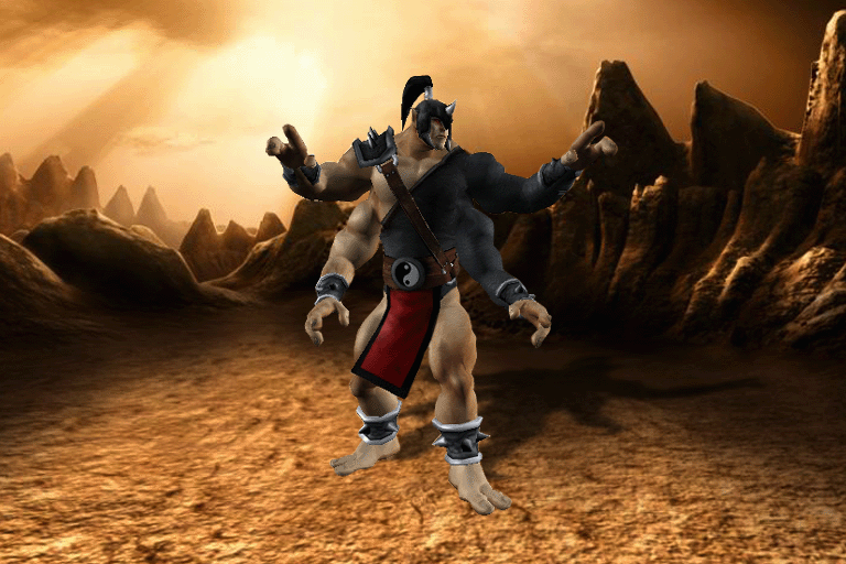 Mortal Kombat: Onslaught - Fatality: Sub-Zero vs. Goro at Shokan