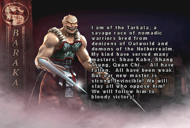 Baraka, Character Profile Wikia