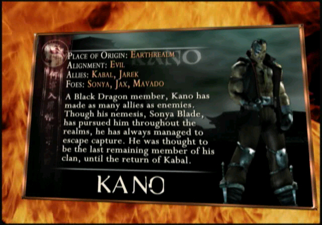 MKWarehouse: Mortal Kombat: Armageddon: Kano