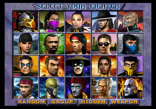 MK Gold Characters