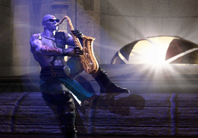 Quan Chi on the Sax