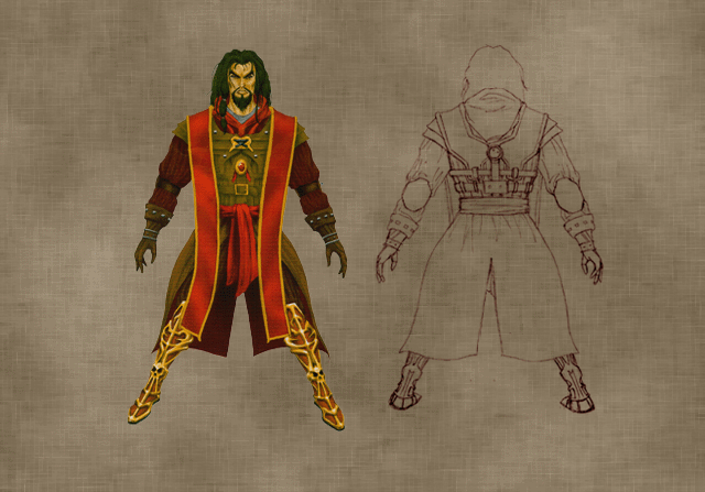 Shang Tsung Sketches