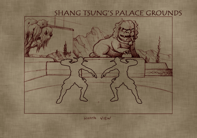 Shang Tsung's Palace Sketch