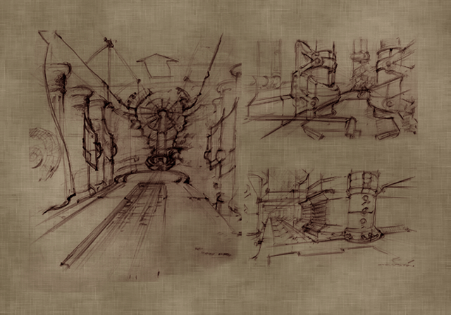 Quan Chi's Fortress Sketches