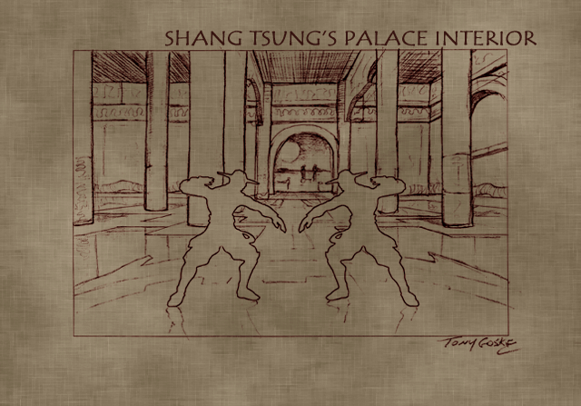 Shang Tsung's Palace Sketch