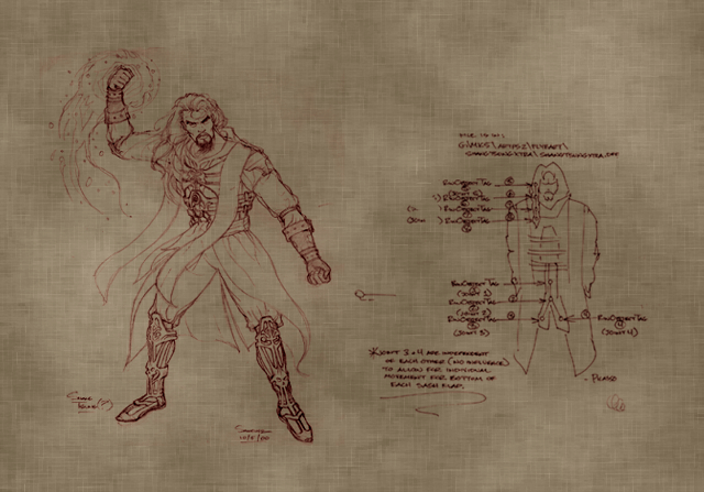 Shang Tsung Drawings