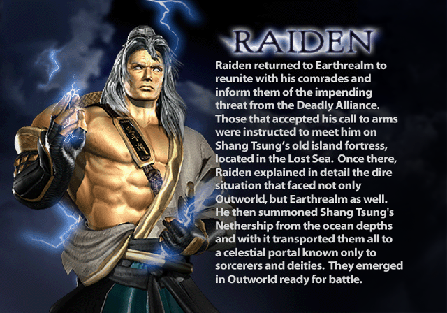 mortal kombat raiden alternate costume