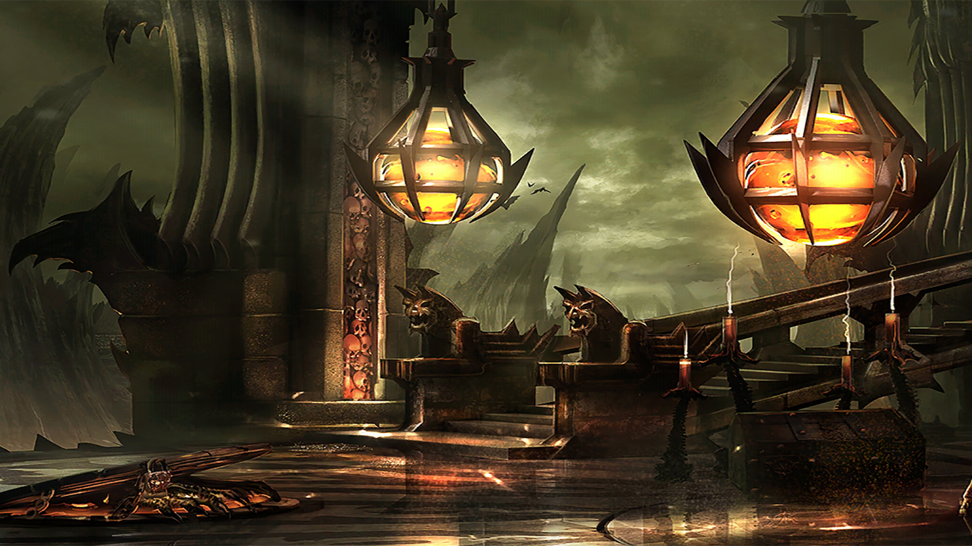 MKWarehouse: Mortal Kombat Mobile: Quest Mode Backgrounds.
