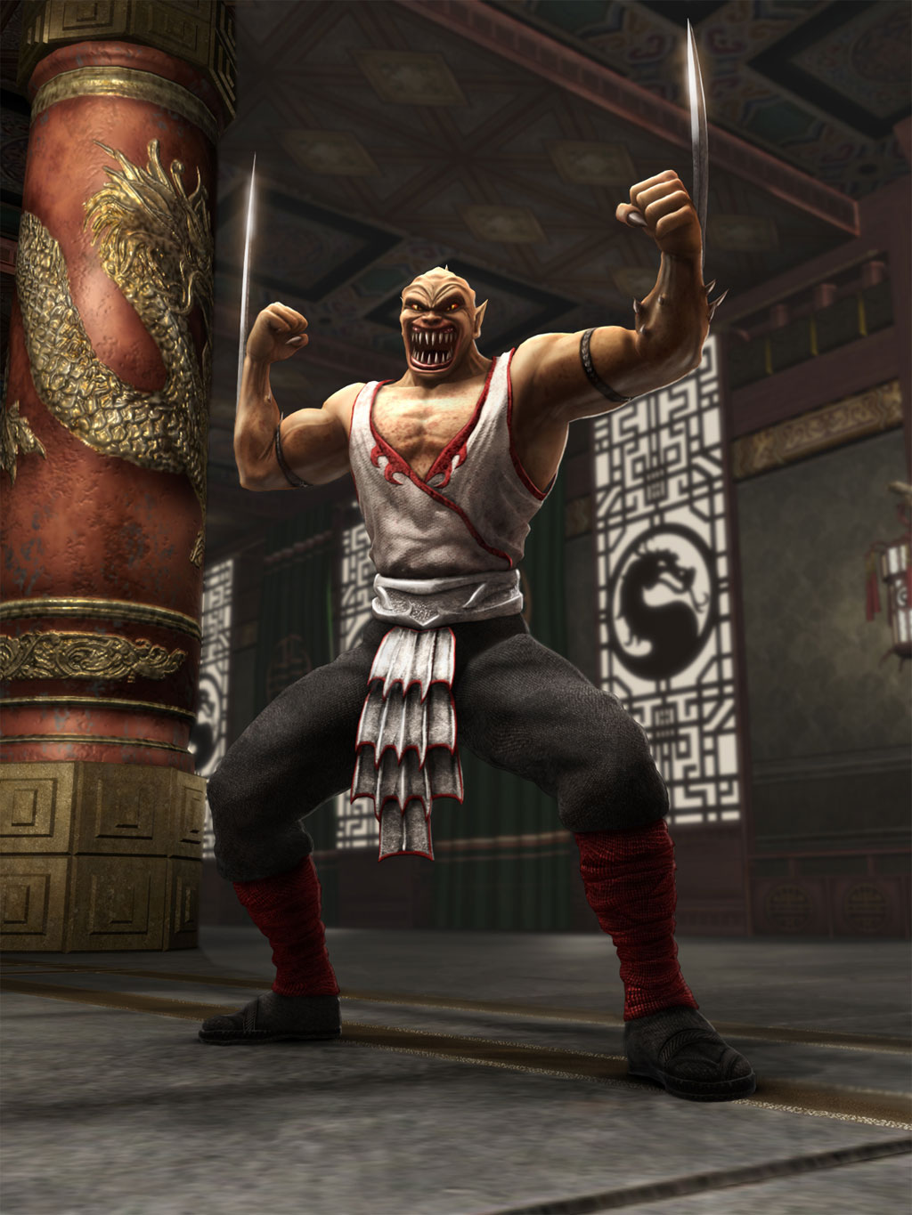 MKWarehouse: Mortal Kombat Shaolin Monks: Renders