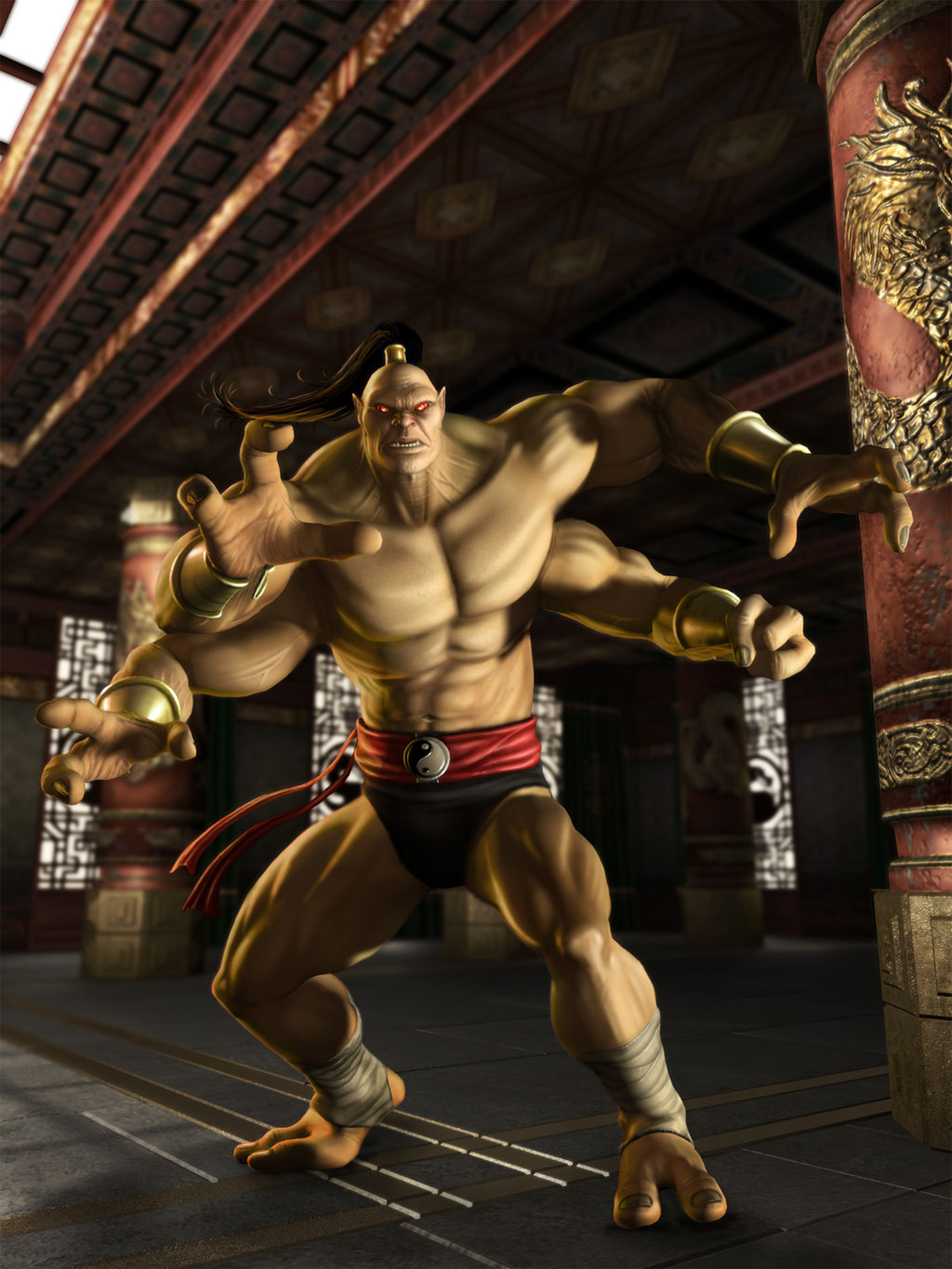 Shao Kahn - Characters & Art - Mortal Kombat: Deception  Mortal kombat, Mortal  kombat shaolin monks, Shaolin monks