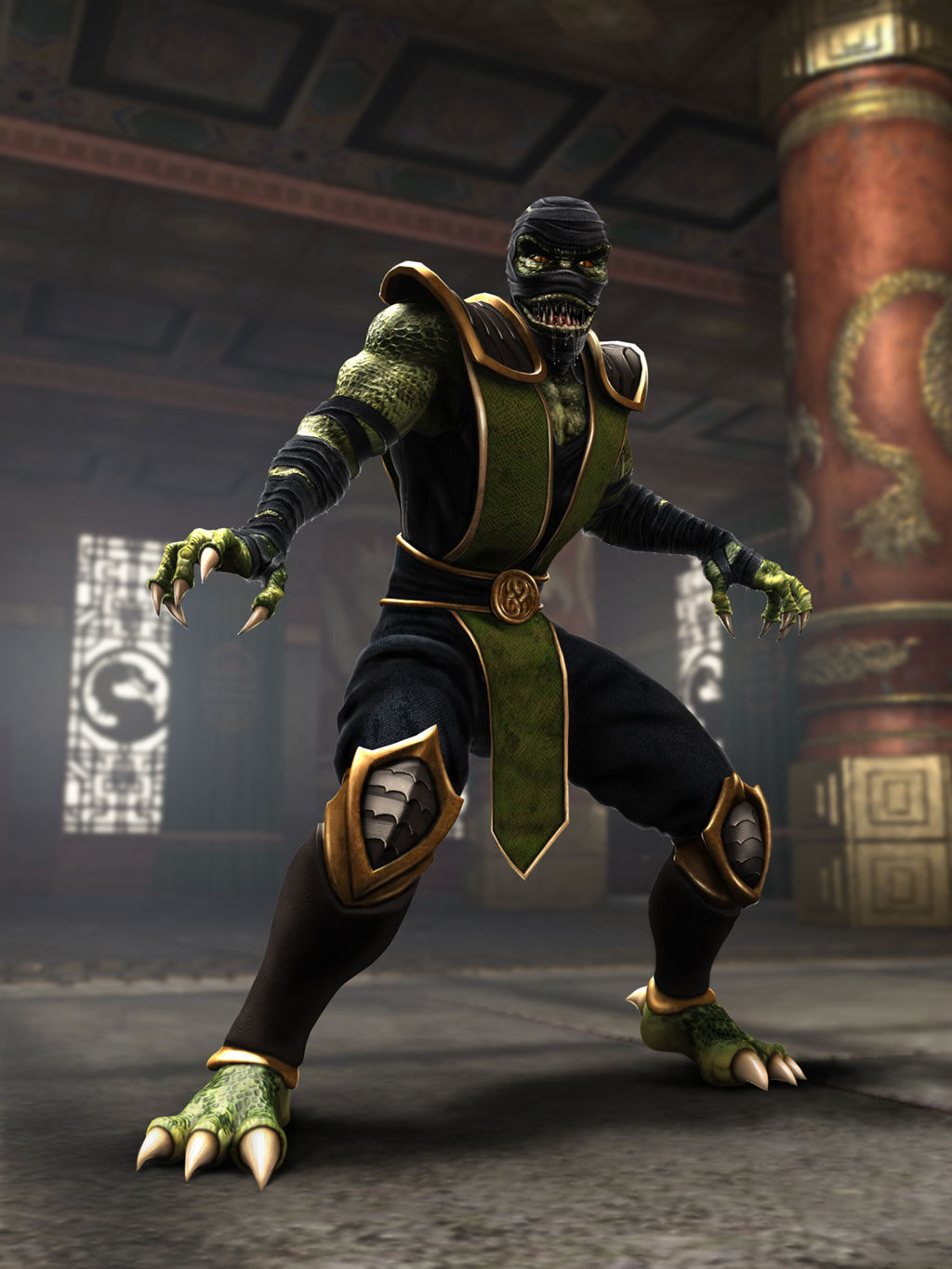 MKWarehouse: Mortal Kombat Shaolin Monks: Reptile