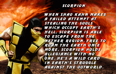 Ultimate Mortal Kombat 3 - Fatality 1 - Scorpion on Make a GIF